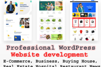 create full website, customize, edit, fix, rebuild, redesign wordpress website