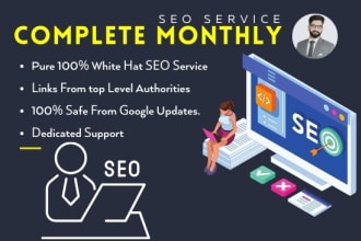 monthly SEO service with onpage and offpage optimization