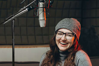 record an american female voiceover