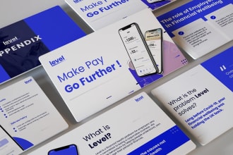 design business powerpoint presentation template or pitch deck