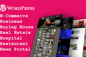 customize your full professional wordpress site