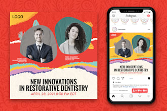 design webinar banner, seminar event banner, digital advert