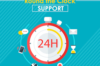 provide 24x7 support for your website, email, database
