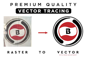 do vector tracing of any logo or artwork