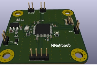 do schematic , pcb design along with bom