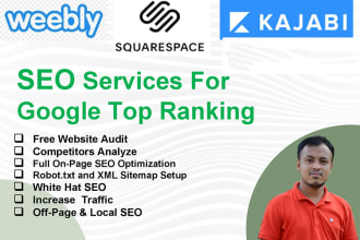 do squarespace, kajabi and weebly website SEO