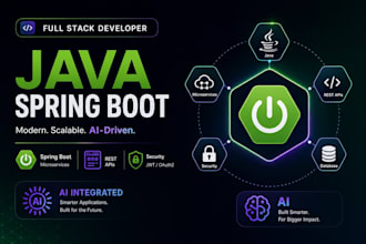 develop java springboot application with ai