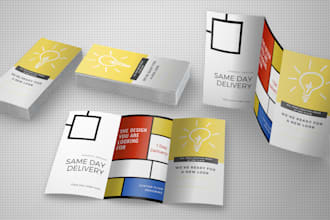 design trifold brochures and flyers PDF printable