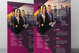 do professional business medical restaurant flyer design