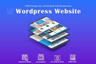 design and develop your wordpress website, figma to elementor