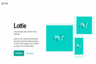 create animation for  your website app