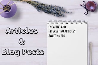write SEO friendly articles and blogposts