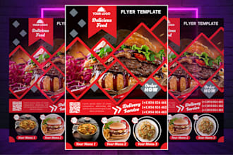 unique flyer design for print and digital use