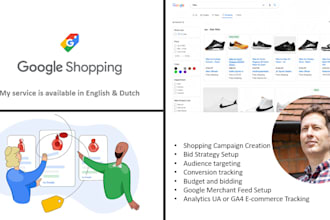 run your entire google shopping ads campaign in english or dutch