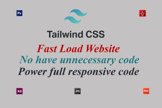 do tailwind CSS website with the semantic HTML element
