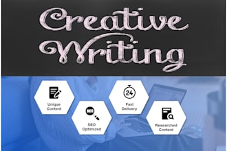write captivating SEO and  research content on any topic