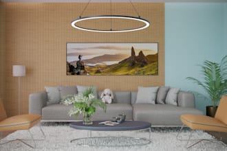 renderizado de interiores 3d