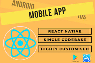 develop hybrid mobile app using react native