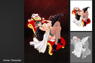 create custom anime and chibi art, any style, your oc