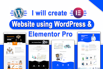 be your elementor expert for wordpress elementor pro website