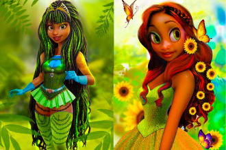 do african american character design illustrations