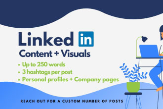 create engaging and thorough linkedin posts