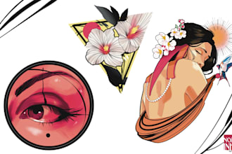 do neo traditional sketch tattoo
