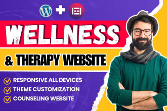 make your counseling therapy, wellness agency website