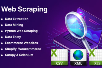 do web scraping and data mining