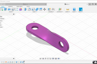 assist you in cad design for rapid prototype using fusion360