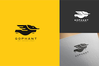 do clean minimalist business logo design