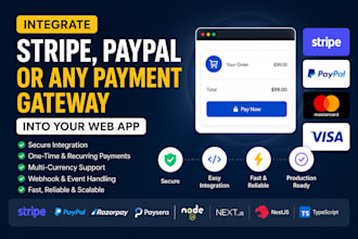 build a nestjs rest or graphql API with stripe payments