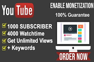 do promotion for youtube channel monetization