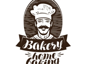 design beautiful high quality bakery logo within new concepts