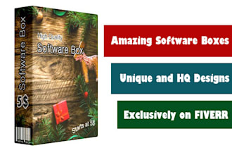 create box shot or CD Cover for your product