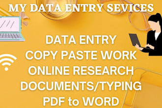 do your data entry works fast and accurately