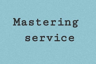 do mastering of any genre song