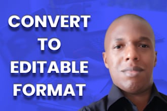 convert your file to an editable format