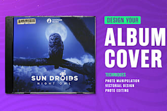 design nice looking cover art for your music