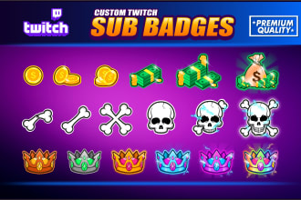 create express custom twitch sub badges