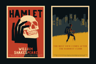 do retro vintage minimalist movie, film, music or event poster or flyer