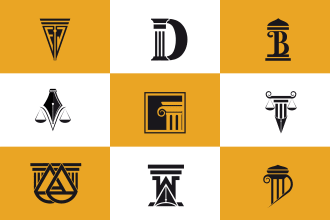 do custom initial modern minimalist monogram logo design