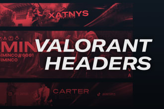 create a valorant header