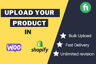 do bulk product upload in your woocommerce and shopify store