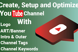 create and setup youtube channel with SEO