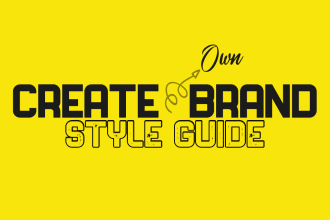 design professional brand style guide and brand identity