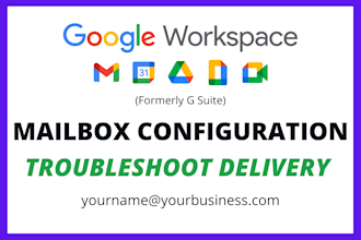 configure google workspace, g suite in 1 hour