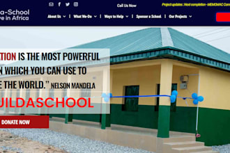 create a nonprofit website on duda, wix, wordpress, or zoho