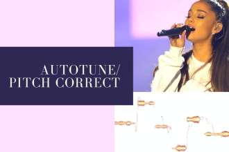 perfectly tune your vocals using melodyne or autotune