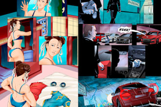 create comic page for you in my style